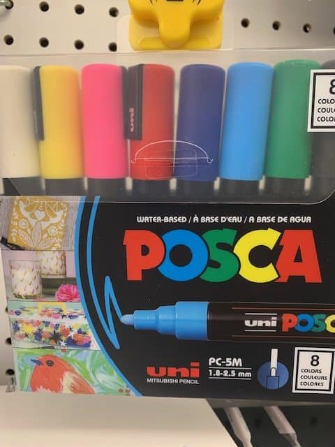 Posca Markers in a package